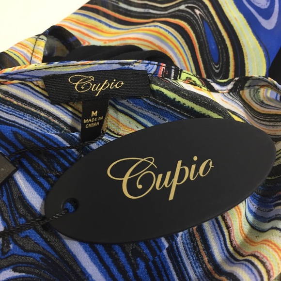 Cupio Marble Swirl Tunic Dress SZ M - Picture 2 of 11